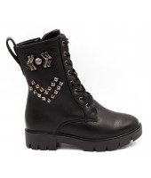 Сапоги детские Flois-Kids, иск.кожа, шерсть, цвет черный, р-р 33-38 FL-W11233 SPZ 